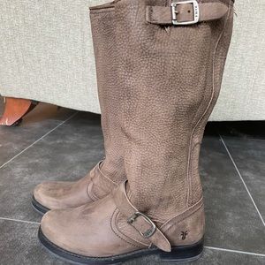 Frye Moto Boot in Taupe Size 7